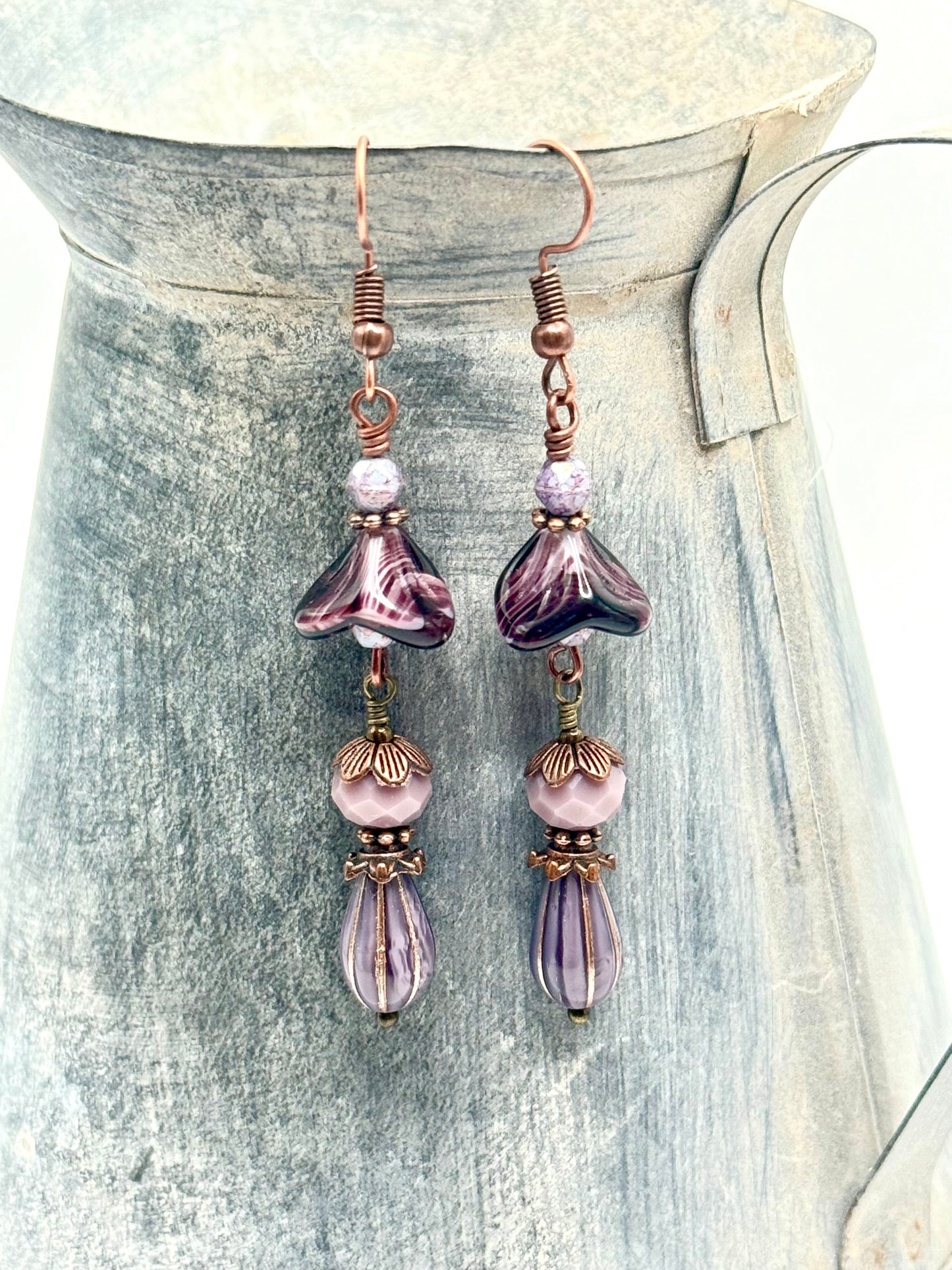 Boho Iris Dangles