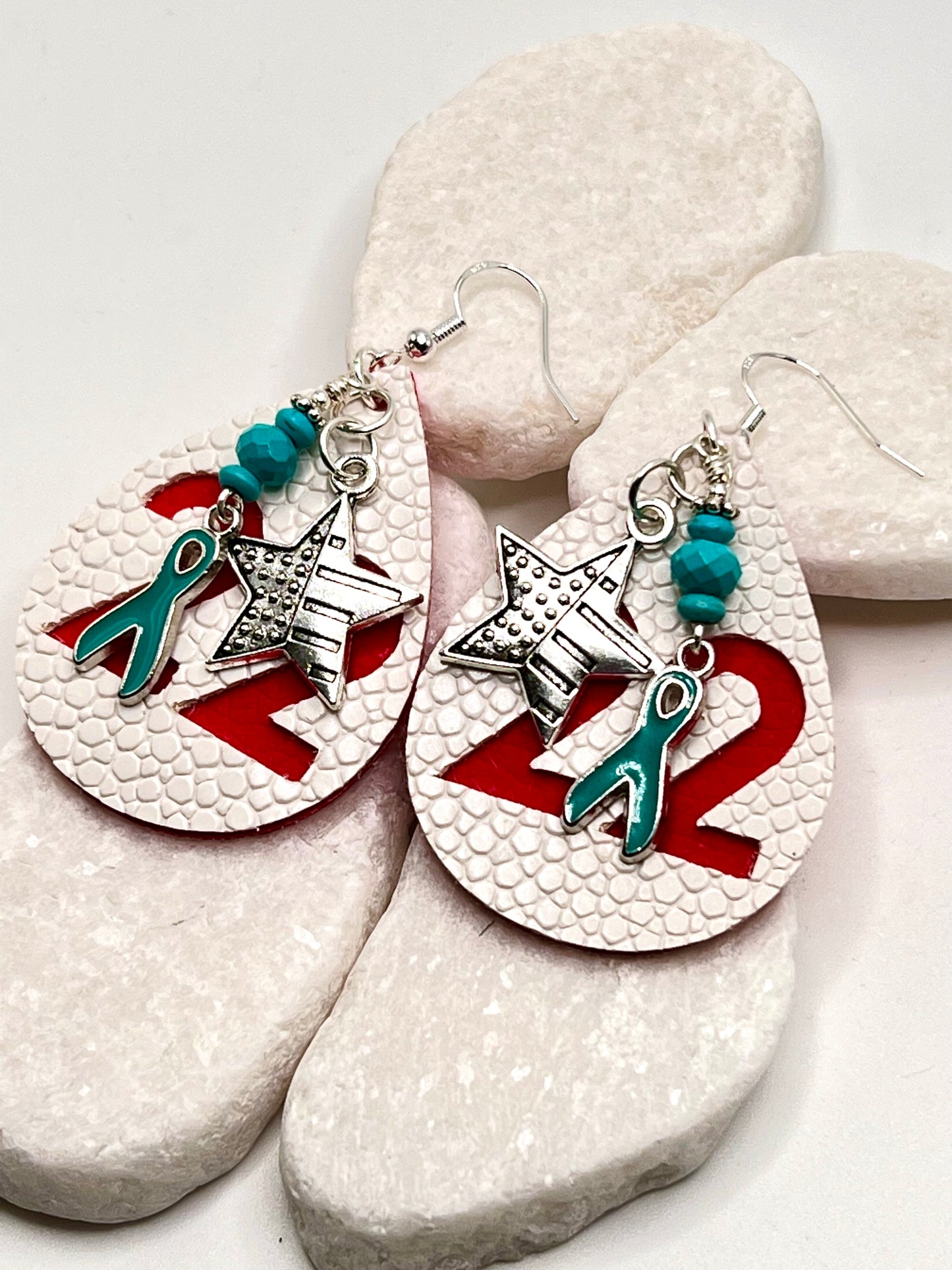 22 a day - Veteran Suicide Awareness Earrings