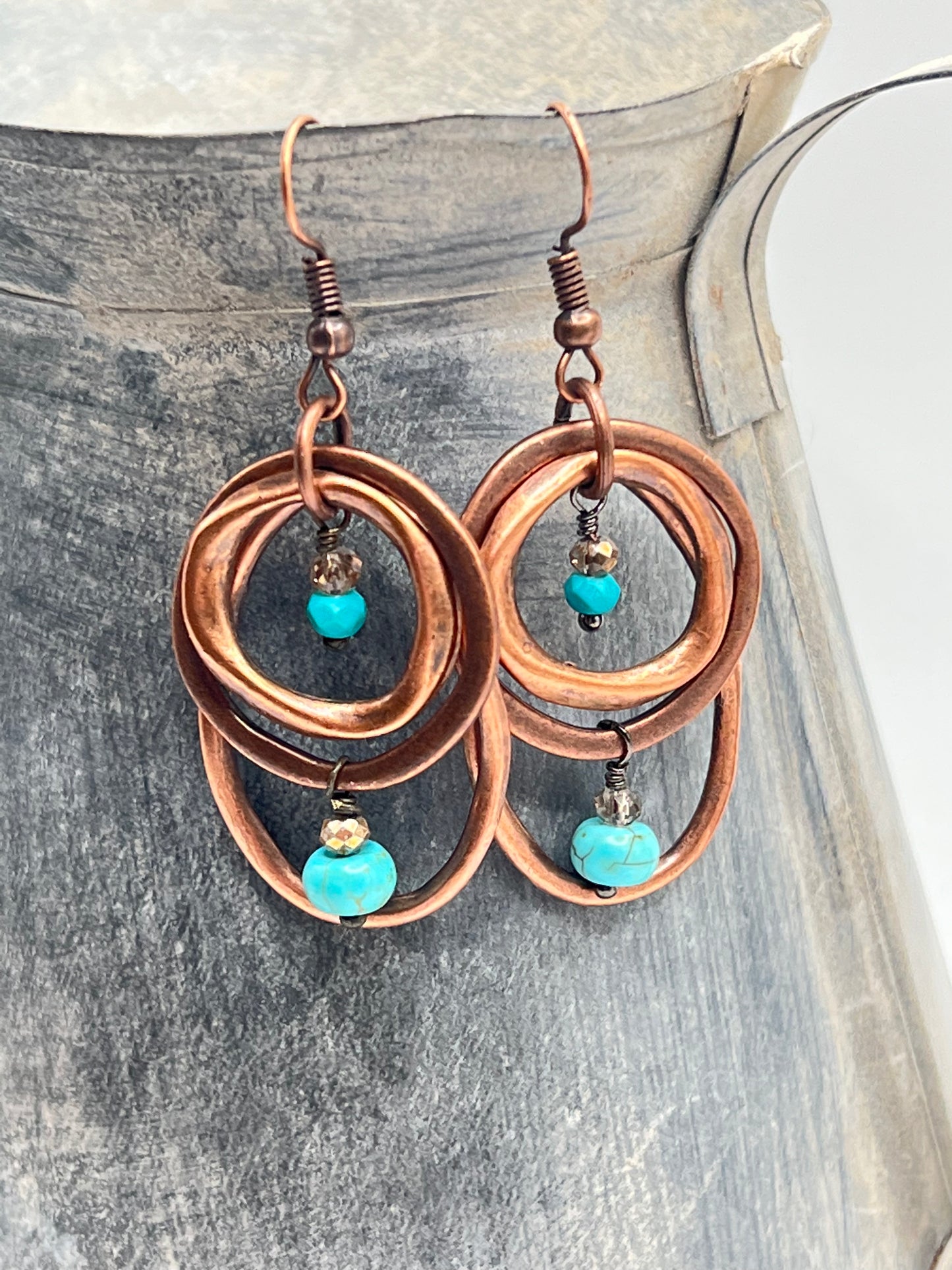 Copper Rings & Turquoise