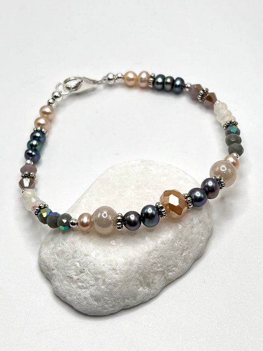 Custom Delicate Neutrals Bracelet