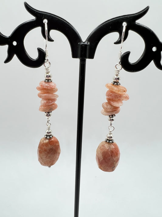 Sunstone Earrings