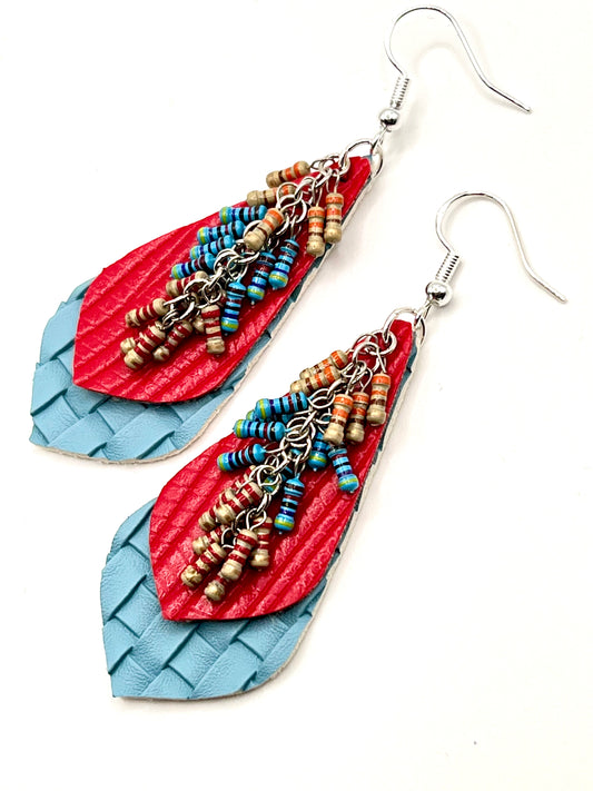 Blue & Red Cascade